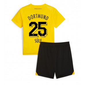 Maillot de foot Borussia Dortmund Niklas Sule #25 Domicile enfant 2023-24 Manches Courte (+ pantalon court)